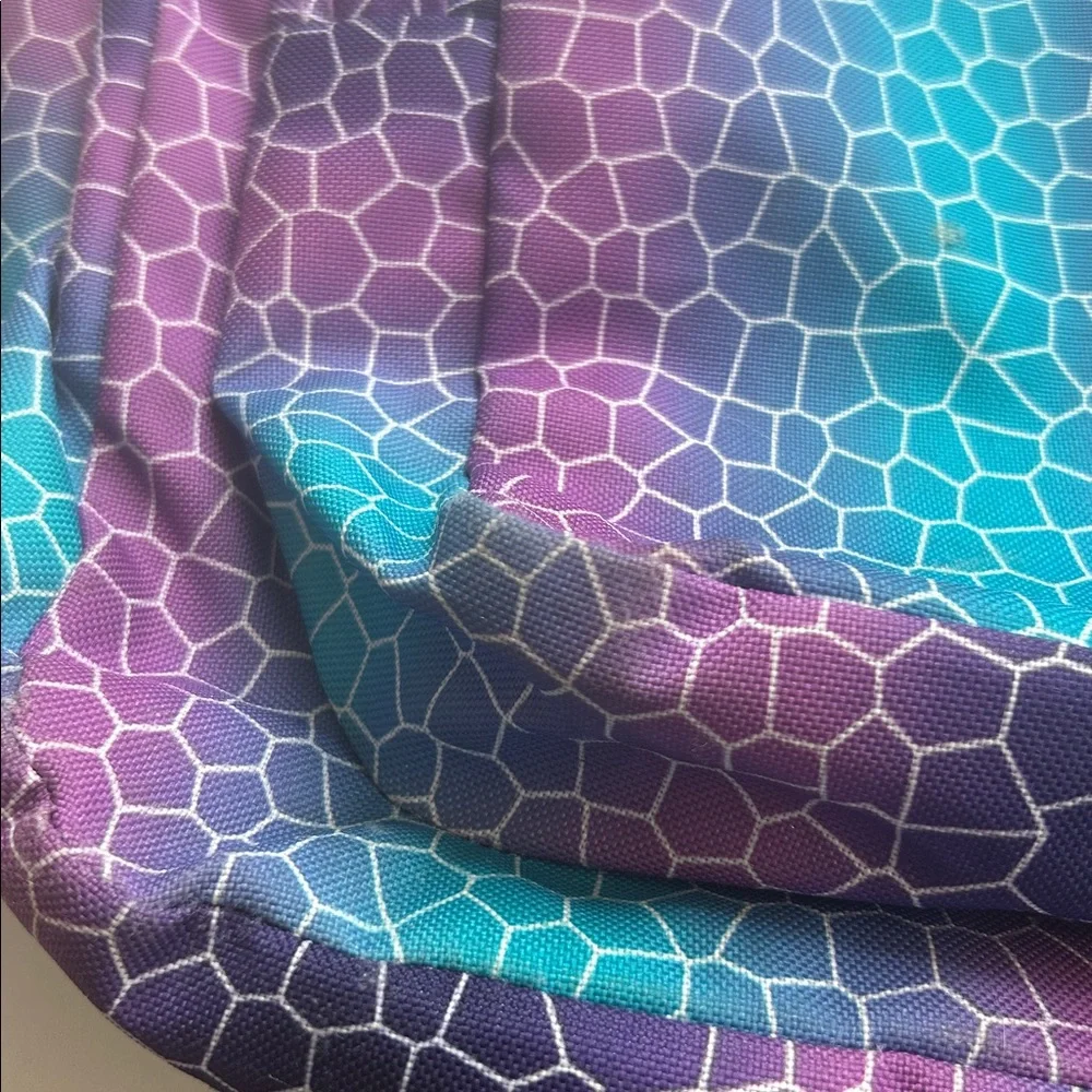Jansport Trans Multicolor Backpack Scale/Tile Pattern Purple, Pink & Turquoise
